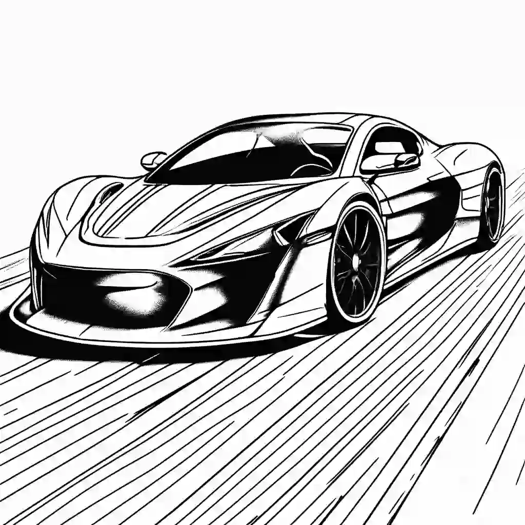 Sports Car coloring pages